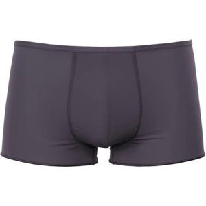 HOM Plumes trunk (1-pack) - heren boxer microfiber kort - antraciet grijs - Maat: L