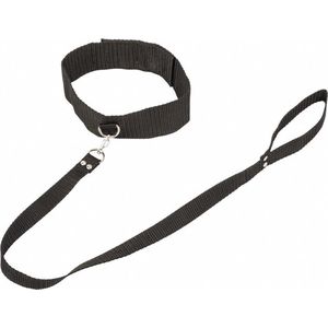 Lola Toys - Bondage Collection - Fetish - Halsband met riem - Plus Size - Zwart