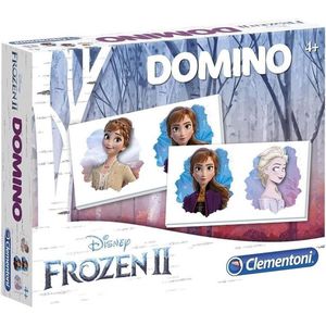 Clementoni - Spel Domino Pocket - Disney Frozen 2 - Kaartspel