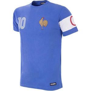 COPA - Frankrijk Capitaine T-Shirt - L - Blauw