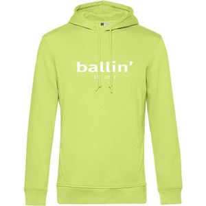 Heren Hoodies met Ballin Est. 2013 Basic Hoodie Print - Groen - Maat 3XL