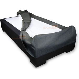 Slaaploods.nl Boxspring Hoes - 200 x 220 cm - Hoogte 20 cm - Zwart I100