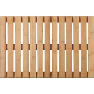 Badkamermeubel bamboe antislip badmat milieuvriendelijk bamboe bodemrooster douche badkuip zwembad 60 x 40 cm