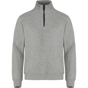 Clique Classic Half Zip 021043 - Antraciet Melange - L