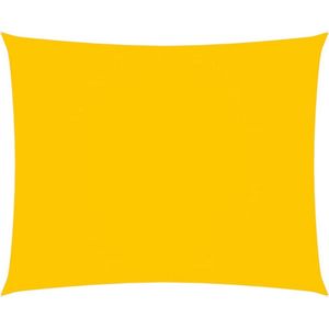vidaXL - Zonnescherm - rechthoekig - 3x4 - m - oxford - stof - geel