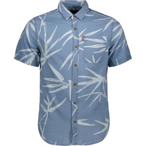 Superdry Overhemd Vintage Loom Ss Shirt M4010624a Heavy Wash Bamboo Mannen Maat - XL