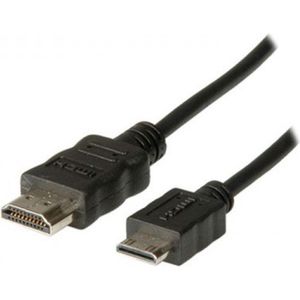 ADJ 300-00012 HDMI kabel [High Speed HDMI Type A / Mini HDMI Type C M/M 2m Blister]