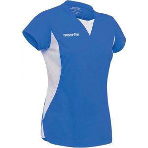 Macron Sportshirt/ T-shirt korte mouwen, Royal blauw, Dames, maat S