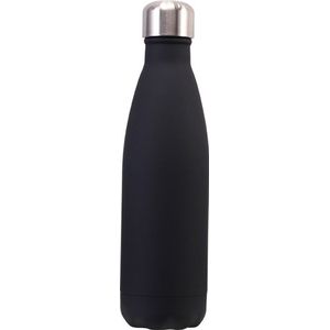 Hup. - RVS Drinkfles - Waterfles 500ml - Hip Design – BPA- & Lekvrij - Duurzaam - Zwart