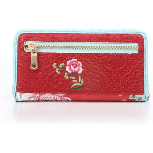 A Spark Of Happiness | wallet L Red | portemonnee rood, gebloemd. | Dames, vrouwen | MI2302