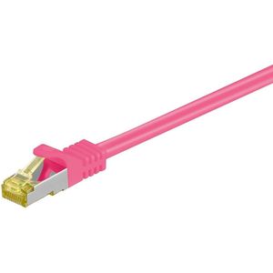 Goobay S/FTP netwerkkabel roze - CAT7 - 20 meter