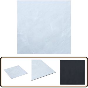 Zelfklevende PVC vloer wit marmerpatroon 5,11 m² Zelfklevende Pvc Vloeren - Pvc Vloerplanken - Vinyl Vloer - Marmeren Vloer - Witte Vloer