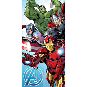 Marvel Avengers Blue Strandlaken - 70x140 cm