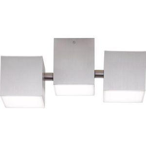 AEG lamp Gillian LED plafondlamp 5flu alu | 5x 3W LED geïntegreerd (SMD), (300lm, 3000K) | Schaal A ++ tot E | Draaibare zijelementen