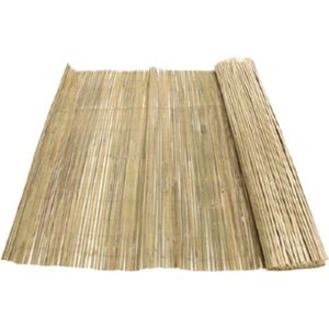 Bamboematten gespleten 200 x 500 cm | Naturel | Bamboe schutting of Bamboe tuinscherm | Duurzaam & Weerbestendig | Privacyscherm.