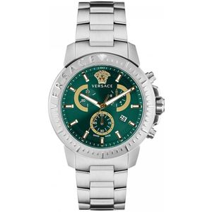 Versace VE2E00821 horloge mannen - Roestvrij Staal - zilver