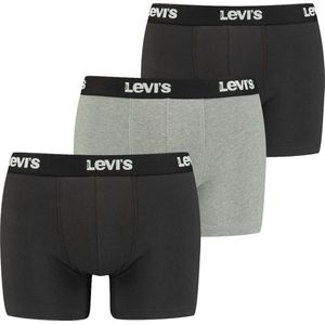 Levi's Boxer 3 Pairs Briefs 37149-0666, Mannen, Grijs, boksers, maat: S