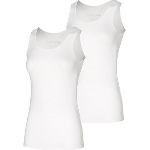 Apollo | Bamboe hemd dames | Wit | Maat | 2-Pak | Maat L | Dames Hemd