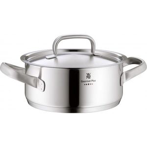 WMF Gourmet Plus Kookpot en Koekenpan Inductie 16cm - Roestvrij Staal - Zilver
