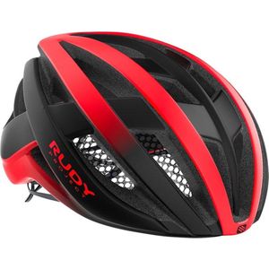 Rudy Project Venger Road Helm, zwart/rood Hoofdomtrek M | 55-59cm