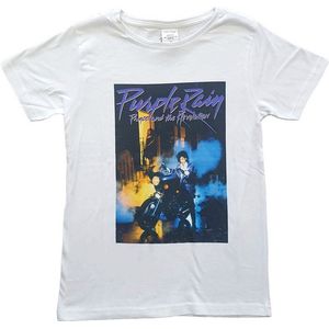 Prince - Purple Rain Kinder T-shirt - Kids tm 6 jaar - Wit