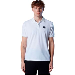 North Sails Logo Polo Met Korte Mouwen Wit XL Man