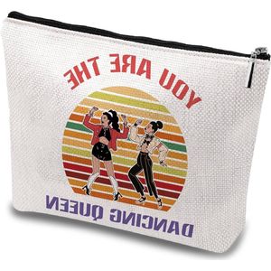 Dans canvas make-uptas cosmetische zakjes tassen draagbare reizen make-up toilettas organizer opslag portemonnee tas met rits voor ballet vrouwen geschenken 255 x 185 cm - You are .