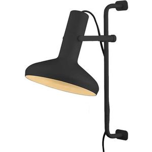 Artdelight Wandlamp Vectro H 52 cm zwart