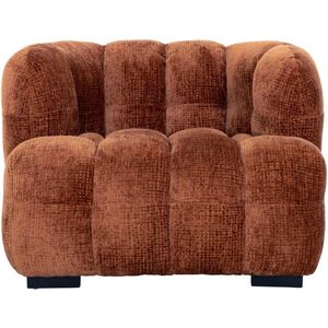 MUST Living Lounge chair Mars,75x102x95 cm, glamour cinnamon