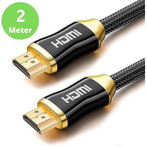 RAMBUX® - HDMI Kabel - 2.1 High Speed - Ultra HD 4K / 8K - TV / PC / Laptop / Console - Gold Plated Copper - HDMI kabel 2 meter