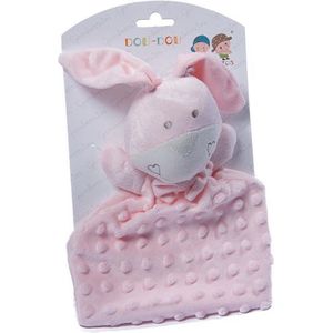 Gamberritos Knuffeldoekje Konijntje 23 Cm Roze