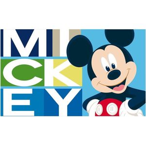 Disney Vloerkleed Mickey Mouse 40 X 60 Cm Polyester Blauw