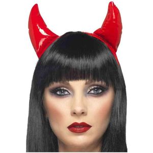 Dressing Up & Costumes | Costumes - Halloween - Pvc Devil Horns Red
