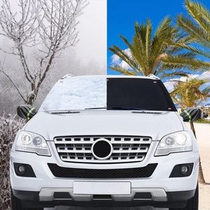 Voorruit Magnetische Winter Windscherm Cover - Opvouwbaar Sneeuw en IJs Bestendig - UV en Waterdichte Zonnescherm Beschermer voor Auto's