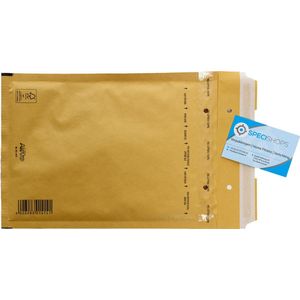 Specipack® Luchtkussen enveloppen Bruin D14 - Bubbelenveloppen 180 x 265 mm A5+ - Doos met 100 enveloppen