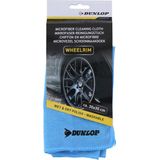 Dunlop Auto poetsen microvezeldoek - voor velgen - schoonmaakdoek - 35x35 cm - auto wassen - Schoonmaakproducten