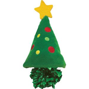 Kong - Speelgoed Voor Dieren - Kat - Kong Holiday Crackles Christmas Tree 15,9x8,9x5,7cm Groen - 1st
