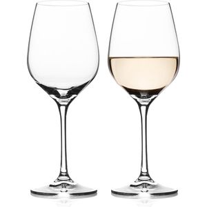VacuVin Wijnglazen Witte Wijn - Set van 2 stuks - 40 cl - Kristalglas