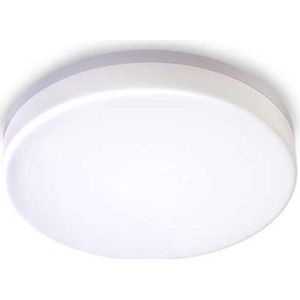 B.K.Licht - LED Badkamerverlichting - witte plafondlamp - badkamerlamp met 1 lichtpunt - IP54  - Ø22cm - 4.000K - 1.600Lm - 15W