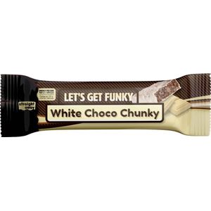Straight away Hoogwaardige Volledige Complete Maaltijdvervanger - Maaltijdrepen - Witte Chocolade Chunky - 7 stuks a 60gr - leuker, lekkerder en makkelijker afvallen!