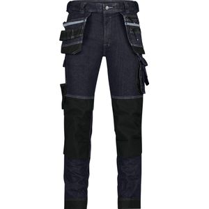 DASSY® Melbourne Stretch holsterzakkenjeans met kniezakken - maat 48 - JEANSBLAUW/ZWART