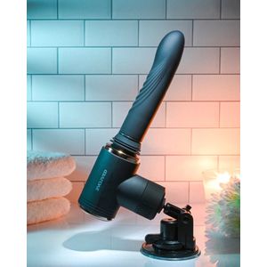 Portable Neukmachine - Stotende-, verwarmings-, vibrerende machine - Stotende Vibrator - 7 vibrerende snelheden & functies - 7 stuwsnelheden & functies - Verstelbare zuignapbevestiging - Sexmachine - Fuck Machine