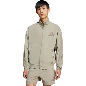 adidas Sportswear adidas Z.N.E. Woven Sportjack - Heren - Beige- 3XL