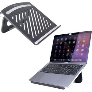 Laptopstandaard - Laptop Standaard - Inklapbaar - tot 17 Inch - Lichtgewicht - Zwart