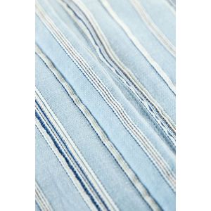 Garcia - Blauwe jurk met witte strepen - Maat S - - 223-indigo blue -