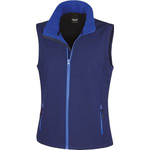 Result Women´s Printable Soft Shell Bodywarmer RT232F - Navy/Royal - S