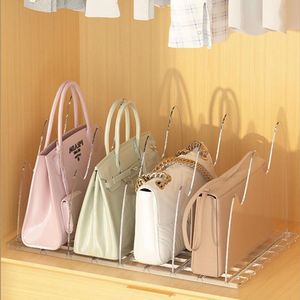 Kast Plank Separator Organizer - Doorzichtige Kast Tas Opslag Verdelers - Verstelbare Plank Verdeler - Kast Organisatie Handtas Separators - Portemonnee Organisatoren - 5 Stuks