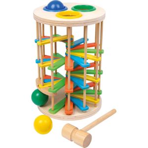 Houten hamerbank voor kinderen -  ballen toren ""Large"" - Houten speelgoed vanaf 2 jaar