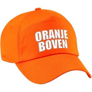 Nederland fan cap / pet - oranje boven - kinderen - EK / WK - Holland supporter petje / kleding