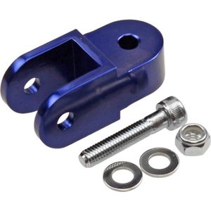 Schokbrekerverlenger Blauw Aprilia / AGM / Beta / BTC / CPi / Iva / Kymco / Keeway / Malaguti / Mbk / Peugeot / Sym / Yamaha - Lengte 40mm